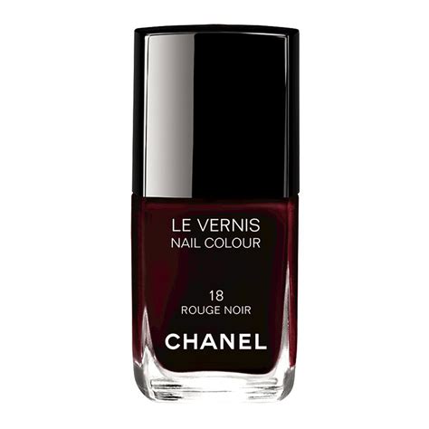 vernis ongle rouge chanel|chanel rouge noir shades.